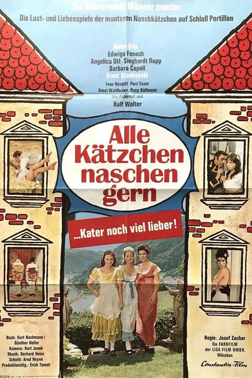 Póster de Alle Kätzchen naschen gern