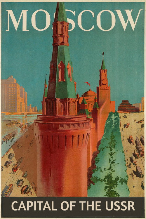 Póster de Moscow, Capital of the USSR