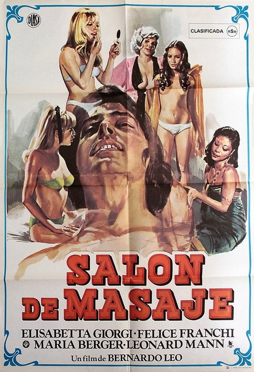 Póster de Massagesalon der jungen Mädchen