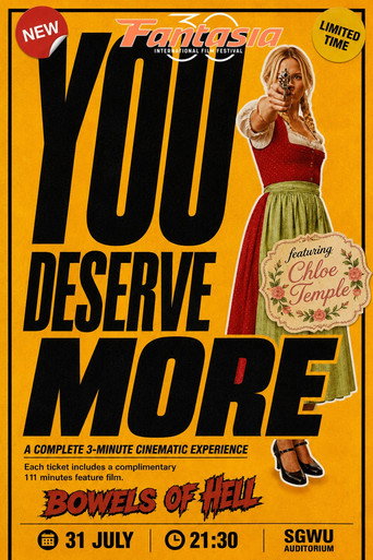 Póster de You Deserve More!
