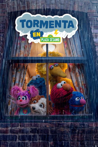 Póster de Sesame Street Tormenta en Plaza Sésamo