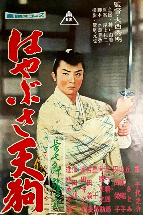 Póster de 長七郎旅日記 はやぶさ天狗