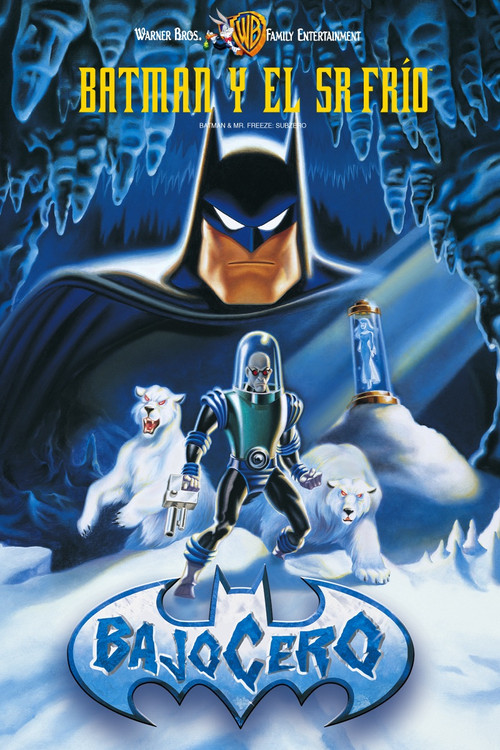 Póster de Batman y El Sr. Frio: Bajo Cero