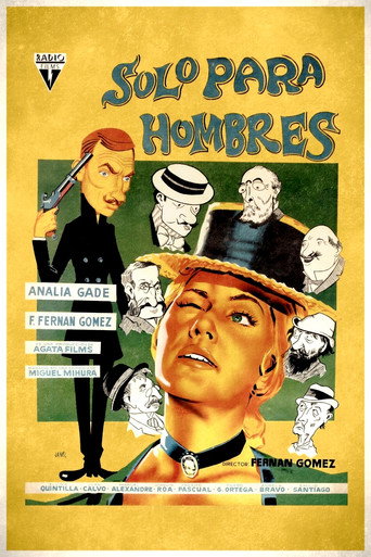 Póster de Solo para hombres