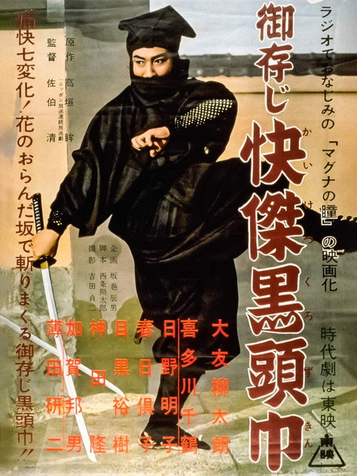 Póster de 御存じ快傑黒頭巾　マグナの瞳