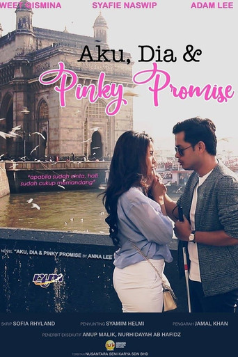 Póster de Aku, Dia dan Pinky Promise