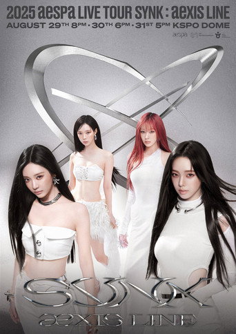 Póster de 2025 aespa LIVE TOUR - SYNK : aeXIS LINE - in SEOUL