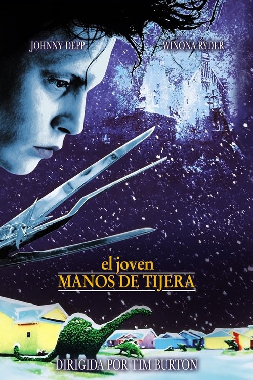Póster de El Joven Manos de Tijera