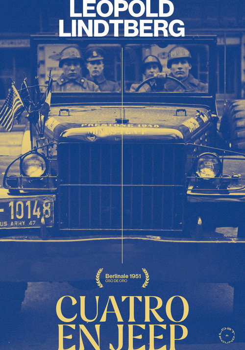 Póster de Die Vier im Jeep