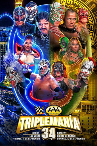 Póster de AAA Triplemanía 34 - Friday