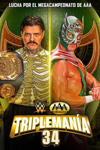 Póster de AAA Triplemanía 34 - Sunday