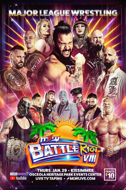 Póster de MLW Battle Riot VIII