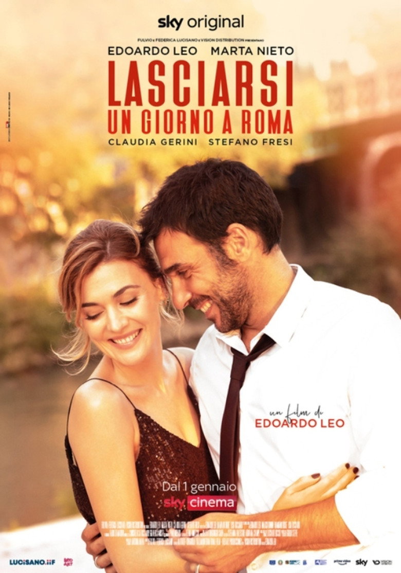 Póster de Lasciarsi un giorno a Roma