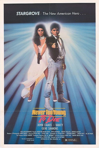 Póster de Never Too Young to Die