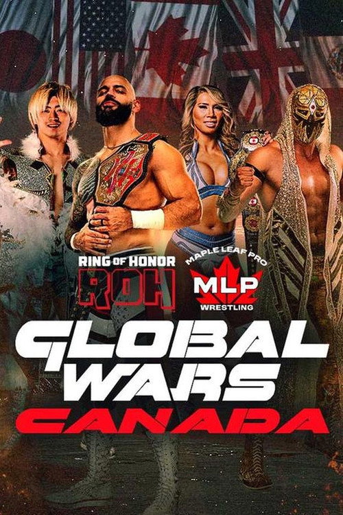 Póster de ROH x MLP Global Wars Canada