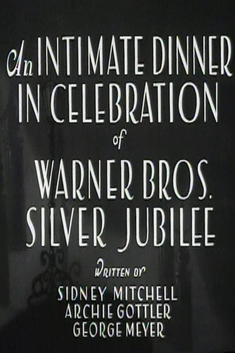 Póster de An Intimate Dinner in Celebration of Warner Bros. Silver Jubilee