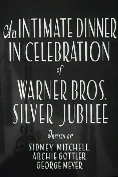 Póster de An Intimate Dinner in Celebration of Warner Bros. Silver Jubilee