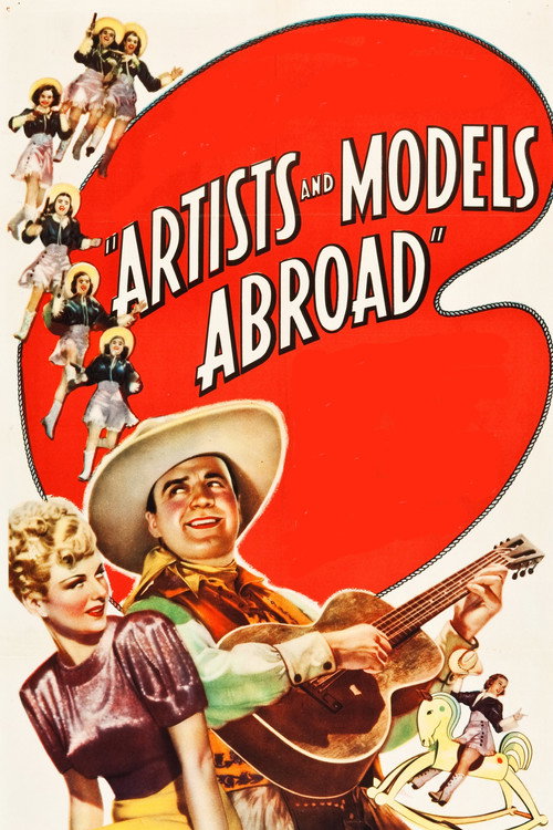 Póster de Artists and Models Abroad