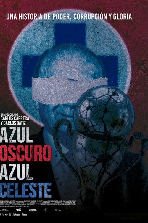 Póster de Azul oscuro, azul celeste