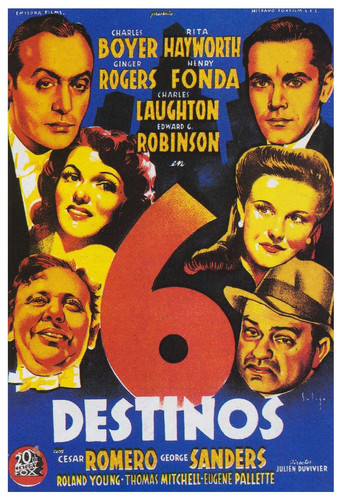 Póster de Tales of Manhattan