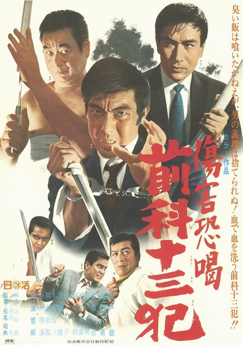 Póster de 傷害恐喝 前科十三犯