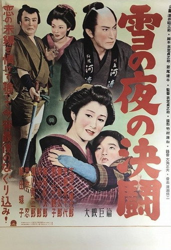 Póster de Snowy Night Duel