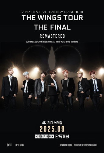 Póster de BTS 2017 Live Trilogy EPISODE III THE WINGS TOUR THE FINAL Remastered
