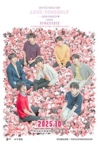 Póster de BTS 2019 ‘LOVE YOURSELF: SPEAK YOURSELF’ LONDON Remastered