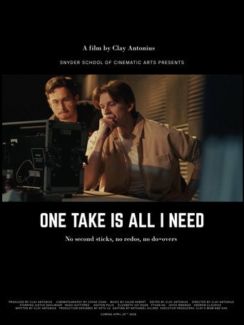 Póster de One Take is All I Need