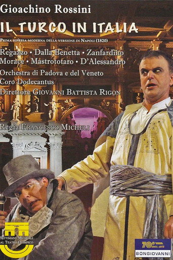 Póster de Rossini's Il turco in Italia at the Teatro Olimpico