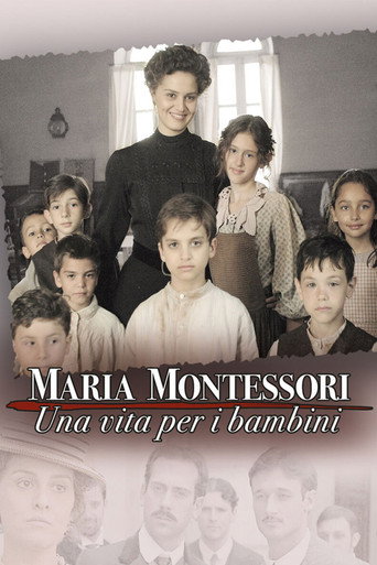 Póster de María Montessori: Una vida dedicada a los niños