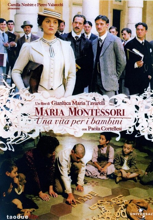 Póster de María Montessori: Una vida dedicada a los niños
