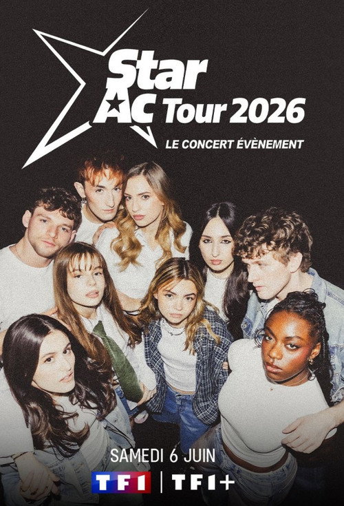 Póster de Star Ac Tour 2026, le concert évènement