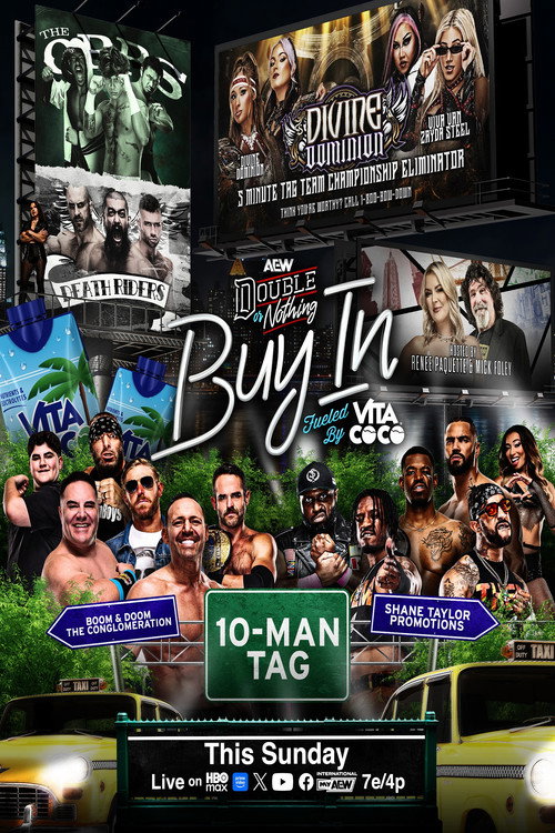 Póster de AEW Double or Nothing 2026: The Buy In