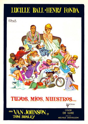 Póster de Los tuyos, los míos, los nuestros