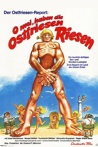 Póster de Der Ostfriesen-Report: "O mei, haben die Ostfriesen Riesen!"