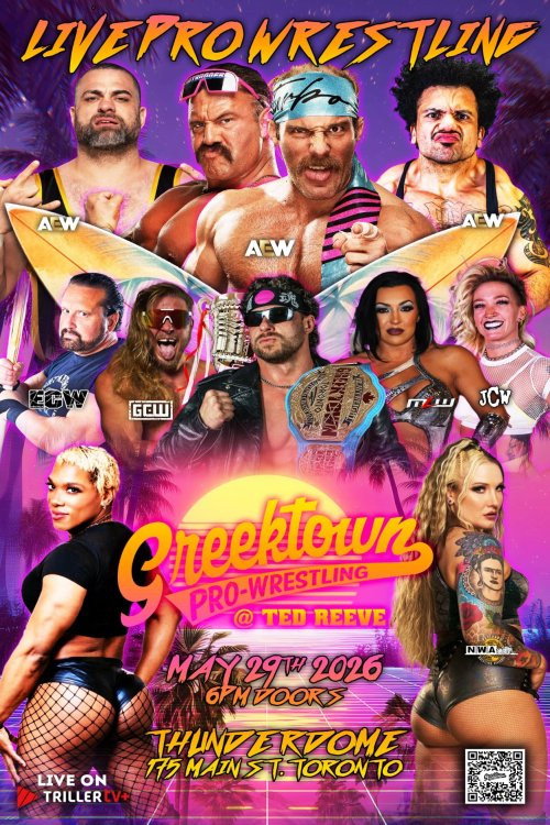 Póster de Greektown Wrestling 5.29.16