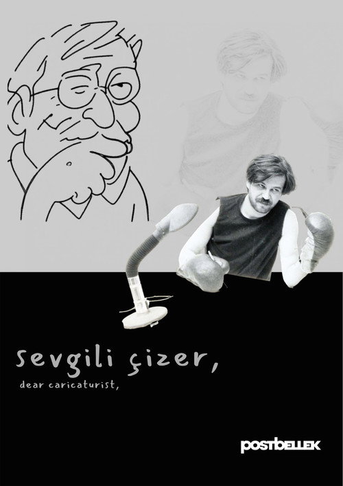 Póster de sevgili çizer,