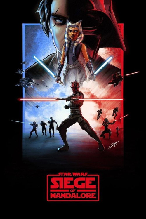 Póster de Star Wars: The Clone Wars - The Siege of Mandalore