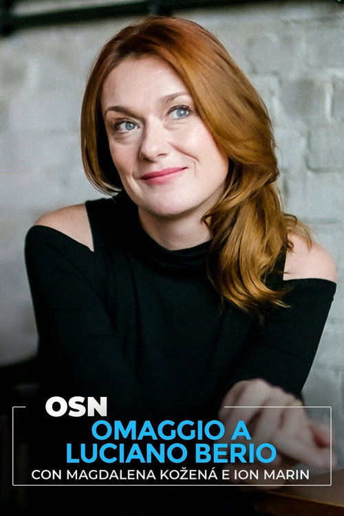 Póster de OSN: Omaggio a Luciano Berio con Magdalena Kožená e Ion Marin