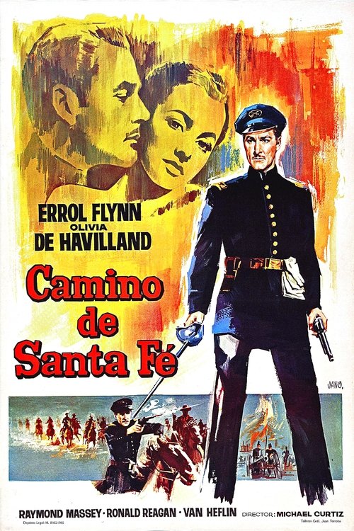 Póster de Santa Fe Trail