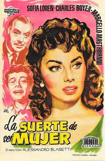 Póster de La fortuna di essere donna