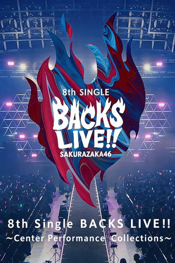 Póster de 櫻坂46『Sakurazaka46 8th Single BACKS LIVE!! ～Center Performance Collections～』