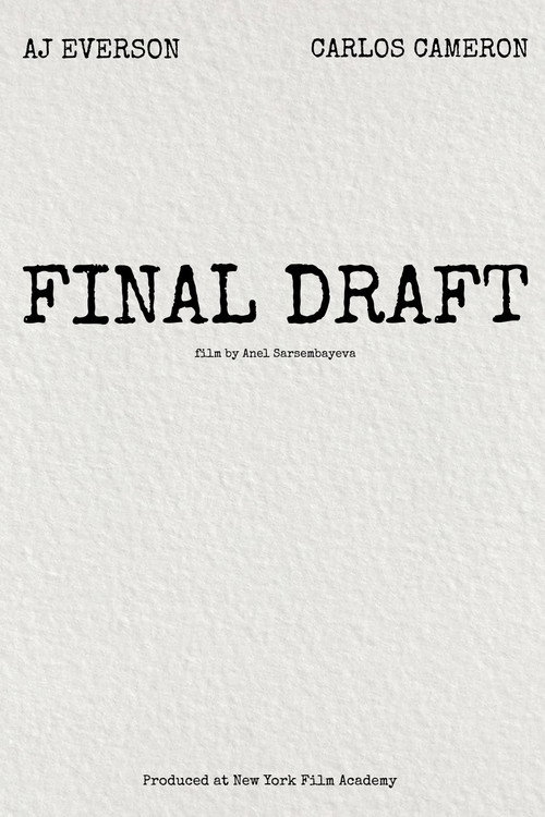 Póster de Final Draft