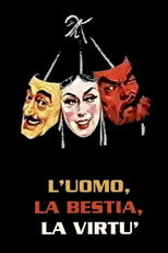 Póster de L'uomo, la bestia e la virtù