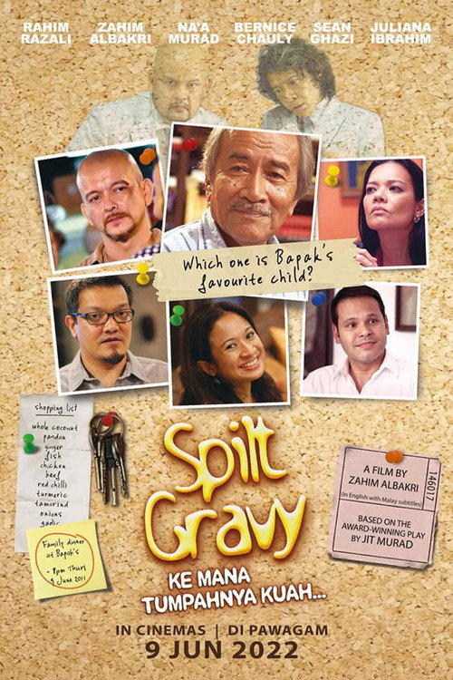 Póster de Sinopsis Filem Spilt Gravy / Ke Mana Tumpahnya Kuah