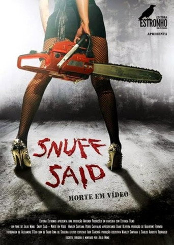 Póster de Snuff Said - Morte em Vídeo
