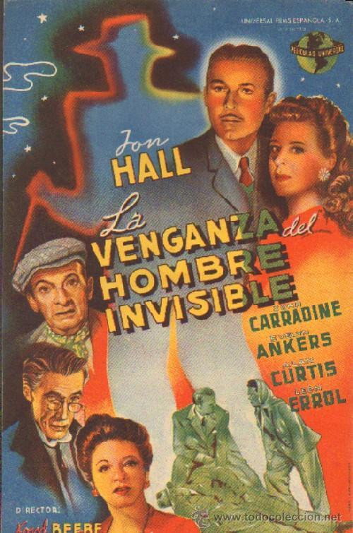 Póster de The Invisible Man's Revenge