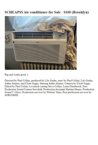 Póster de $CHEAP$$ AC for Sale