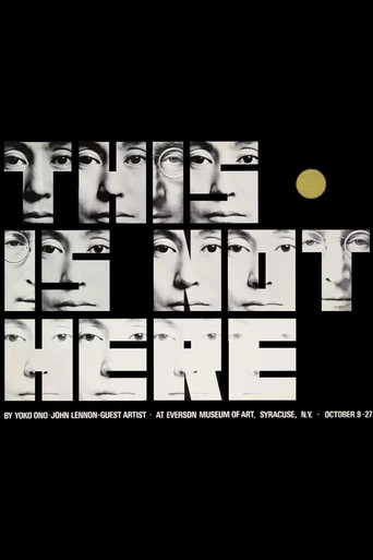 Póster de Yoko Ono: This Is Not Here